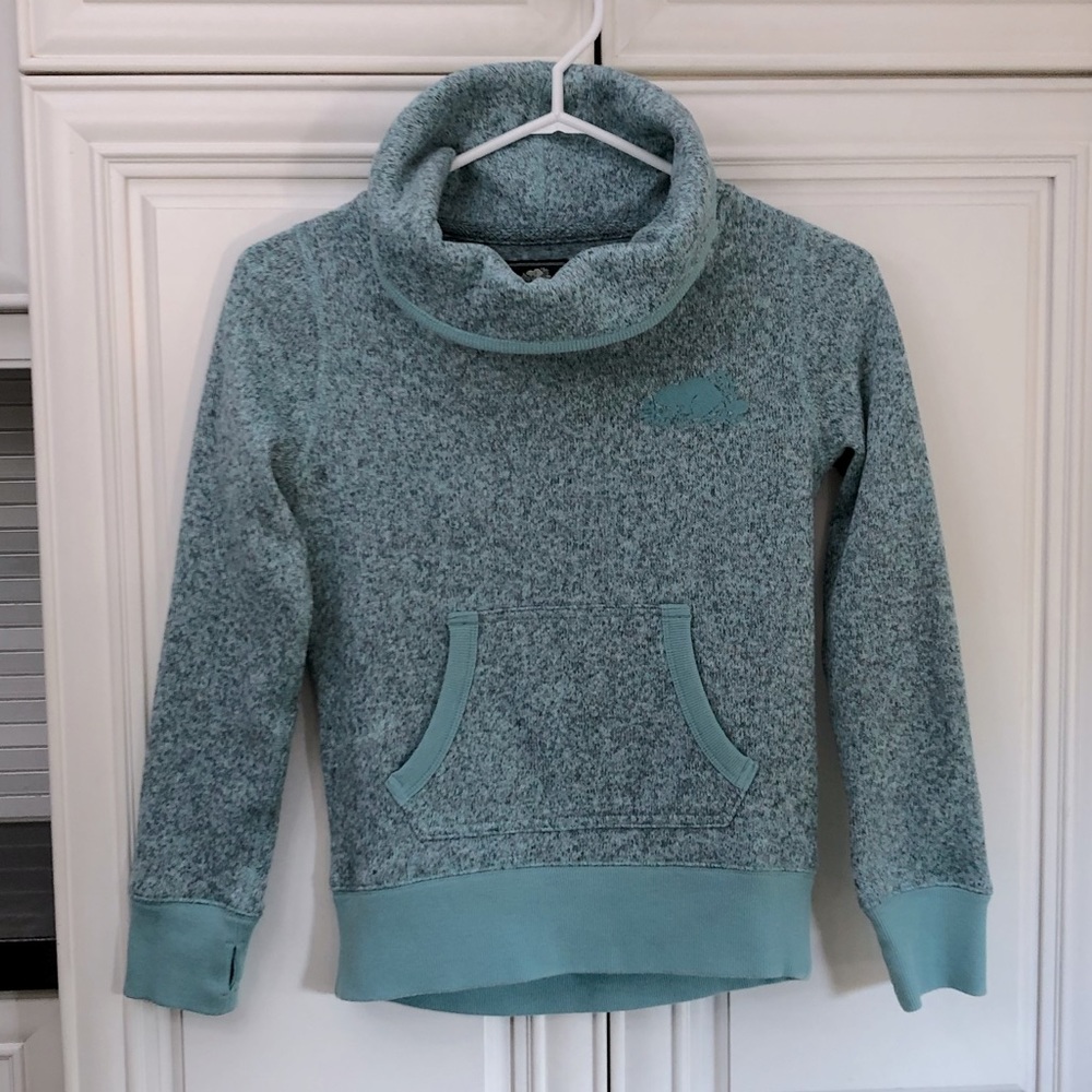 EUC Roots kids fleece lined fine knit sweater